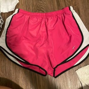 Pink athletic Nike shorts